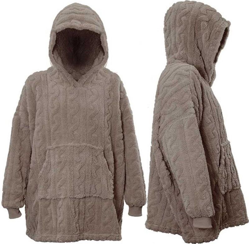 Hoodie - Taupe - Zachte Stof