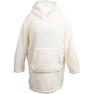 Unique Living - Hoodie Mies - Wit - Oversized