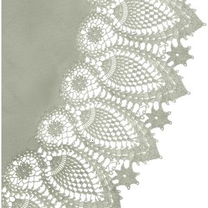 Unique Living - Tafelkleed - Groen - Rond - Dia 152 cm - Weerbestendig