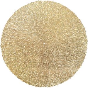 Unique Living - Ciara - Placemat - Goud - 38 cm Ø