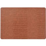 Unique Living - Bodil - Placemat - Bruin - 30x43 cm - Leer