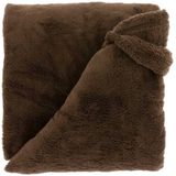 Unique Living Plaid Justin - Polyester - Bruin - 150 x 200 x 0 cm (BxHxD)