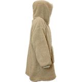 Unique Living Oversized Teddy Fleece Hoodie Chateau Grey