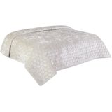 Unique Living - Bedsprei Peggy - Wit - Polyester