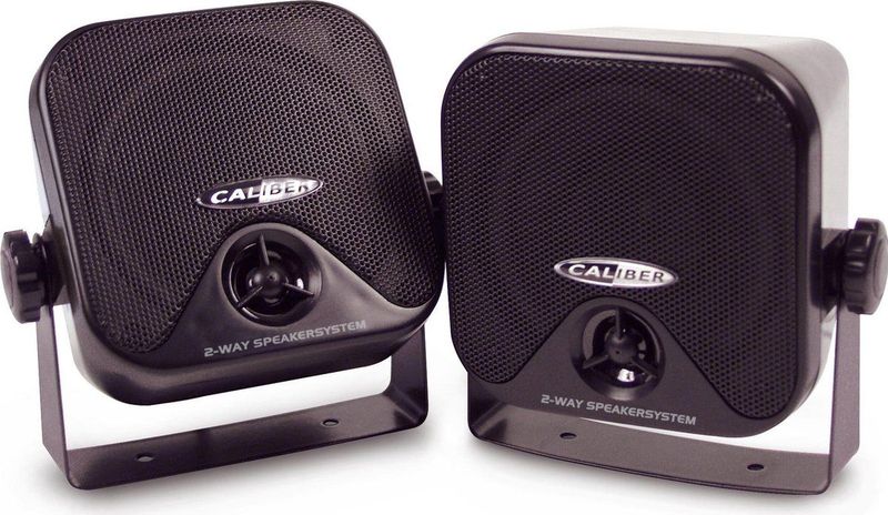 Caliber Auto Speakers - Opbouw autospeakers - Waterdicht - Boot speakers - 80 Watt - Set van 2 (CSB3)