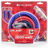 Caliber Audio Kabelset voor Auto Versterker - 20mm2 Kabels voor 1500 Watt versterkers(CPK20D)