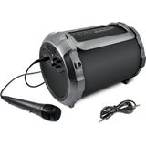 Caliber Bluetooth Speaker - Partybox met Accu - Complete Karaoke Set met Microfoon en Echo (HPG512BT)