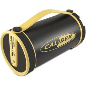 Caliber Draagbare Radio - FM Radio en Bluetooth Speaker - 50 Watt - Zwart/ Geel (HPG410BT/Y)
