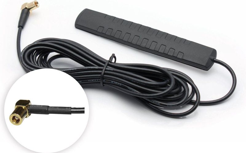 Caliber DAB Antenne - Passieve digitale antenne - DAB+ Antenne - SMB Female Plug - 3M Kabel - Merk onafhankelijk (ANT741P)