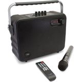 Caliber Karaoke set - Bluetooth Speaker - 40 Watt RMS vermogen - Draagbare Radio - Karaoke microfoon - FM-Radio - accu - Zwart (HPG517BT)