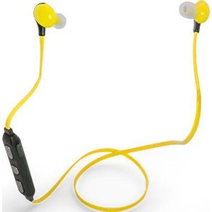 Caliber Draadloze Oordopjes - Bluetooth oordopjes met Accu tot 5 Uur - Oortjes voor kinderen - Geel (MAC060BT-Y)