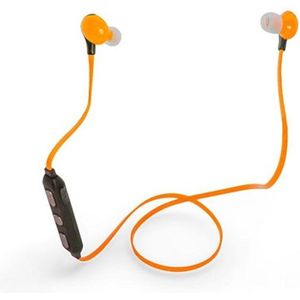 Caliber Draadloze Oordopjes - Bluetooth oordopjes met Accu tot 5 Uur - Oortjes voor kinderen - Oranje (MAC060BT-O)