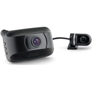 Caliber Dashcam Voor Auto - Voor en Achter - G-sensor - 2.7 Inch LCD Scherm - 1080P Parkeermodus met Bewegingsdetectie - Achteruitkijk camera - Loop Recording - Micro SD opslag (DVR125DUAL)