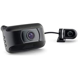 Caliber Dashcam Voor Auto - Voor en Achter Camera - G-sensor - 2.7 Inch LCD Scherm - 1080P Parkeermodus met Bewegingsdetectie - Achteruitkijk camera - Loop Recording - GPS - Micro SD opslag (DVR225DUAL)