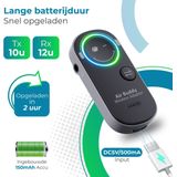 Caliber - Airbuddy Pro - Bluetooth Receiver & Transmitter - 2 in 1 - Zwart - Draadloos