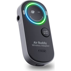 Caliber - Airbuddy Pro - Bluetooth Receiver & Transmitter - 2 in 1 - Zwart - Draadloos