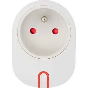 Caliber Slimme Stekker - Smart Plug - Type E Belgisch / Franse Penaarde - Bedien met Tuya App en Google Home - Kerstverlichting bedienen (HWP102F)