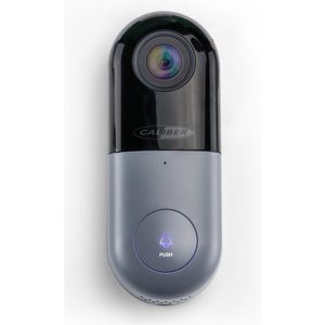 Video Deurbel met Camera en Wifi - Bedraad - Beweging detectie - Beveiligingscamera - Behoudt je huidige ring geluid - Nachtzicht- 1080P Full HD - Waterdichte beveiligingscamera - Grijs/Zwart (HWC502)