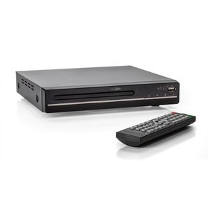Caliber HDVD001 - DVD Speler - Full HD - met CD ondersteuning - HDMI aansluiting - Geschikt voor DivX Ultra, MPEG1, MPEG2, MPEG4 - DVD Speler met HDMI - Dolbi Digital Decoder - Afstandsbediening - Zwart (HDVD001)