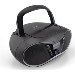 Caliber Draagbare CD-speler - Radio Op Batterijen - Bluetooth Speaker met FM Radi