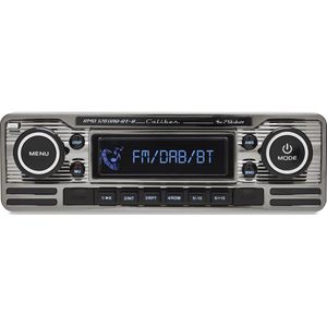 Caliber Autoradio 4x75watt met Bluetooth Technologie - DAB - USB en Retro Look Zwart (RMD120DAB-BT-B)