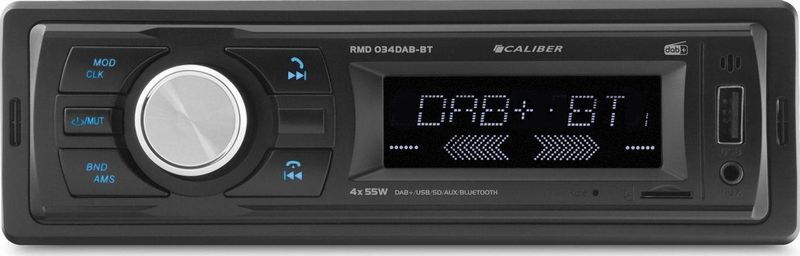 Caliber - RMD034DAB-BT - Autoradio - Zwart - DAB+ - Bluetooth - 1 DIN