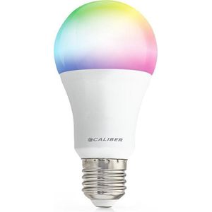 Caliber Smart Lamp E27 - Slimme Lamp RGB en Warm Wit - Slimme verlichting - LED Lamp Ledlamp - Dimbaar - Tuya Smart (HBT-E27)