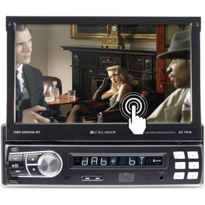 Caliber Autoradio met Bluetooth - DAB - DAB+ - Klapscherm - USB, SD, AUX, FM - RDS - 1 DIN - Enkel DIN - Achteruitrijcamera Ingang - Handsfree bellen (RMD581DAB-BT)