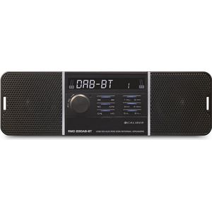 Caliber Autoradio - met ingebouwde luidspreker - Aux In - Bluetooth - DAB - DAB plus - FM - SD - USB - 3,5 mm AUX - 18 FM voorinstellingen - Met handsfree functie - 4x 75 Watt - Zwart - 1 Din