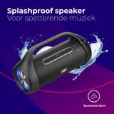 Caliber - HPG640BT - Bluetooth Speaker - LED Verlichting - Draagbare Speaker - Waterbestendig