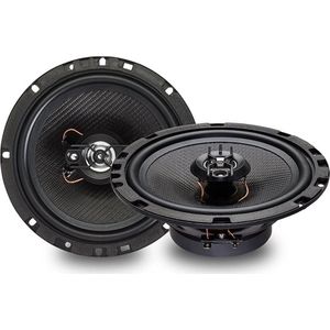 Caliber Autospeakers - Ø 16,5 cm speaker frame - 30 mm Mylar Dome Tweeters - 240 Watt Peak - 2-weg Coaxiaal Luidspreker set (CDS6)