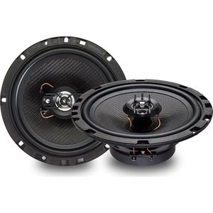 Caliber Auto Speakers - Ø 16,5 cm speaker frame - 30 mm Mylar Dome Tweeters - 240 Watt Totaal Vermogen - 2-weg Coaxiaal Luidspreker set (CDS6)