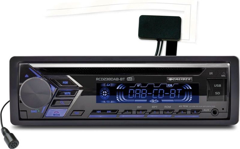 Caliber - RCD238DAB-BT - Autoradio - Bluetooth - DAB+ - USB - 1 DIN