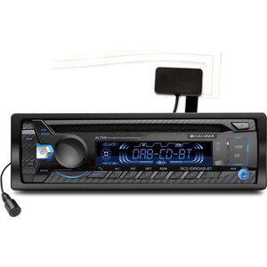 Caliber Autoradio met Bluetooth Aux In, Bluetooth, Cd, Dab Dab Plus, Fm, Sd, Usb - Aanpasbare toetsverlichting - Handsfree bellen - 4x 75 Watt - Zwart - 1 Din