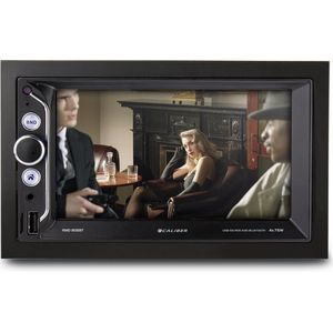 Caliber 2 DIN Autoradio - Bluetooth - Multimedia Autoradio - 6,2"" Touchscreen - 2 DIN - Achteruitrijcamera Ingang - Handsfree bellen - iOS & Android Mirror link - USB Oplaadpoort (RMD805BT)