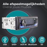 Caliber RMD057DAB - Autoradio - Bluetooth - 1 DIN - Multi Color Display