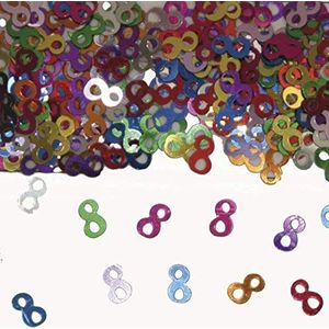 Tafelconfetti 8 Jaar 1cm 600st