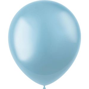 Folat - ballonnen Radiant Sky Blue 50 stuks