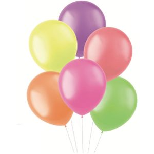 Gekleurde Ballonnen Neon 30cm 100st
