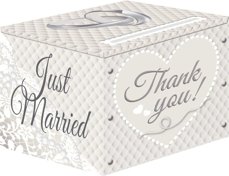 Just Married Enveloppen Gift Box 30cm