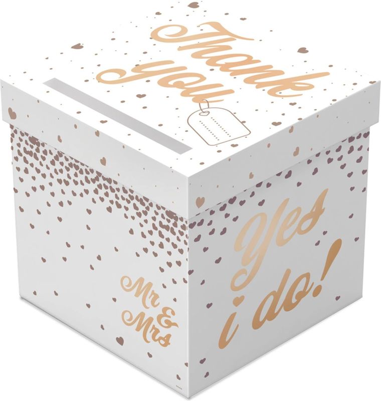 Mr, & Mrs, Enveloppen Gift Box 30cm