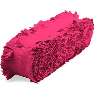 Folat Feest versiering - crepe papier slinger - roze - 24 mtr - feest | Fun en Feest
