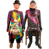 Folat - Abraham / Sarah Opblaasbare Pop - Decoratie - 1,4 Meter - Plastic