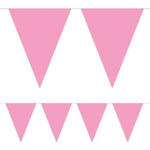Creative Vlaggenlijn - Lichtroze - 10m - Perfect voor Babyshowers en Geboortefeestjes