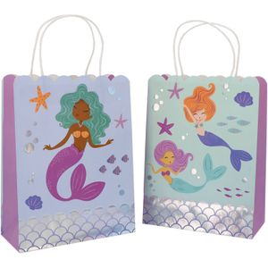 Zeemeermin Uitdeeltasjes 27cm 6st