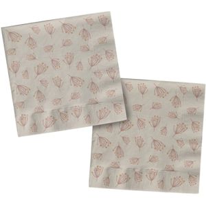 Folat - Servetten blooming baby girl - 20 stuks