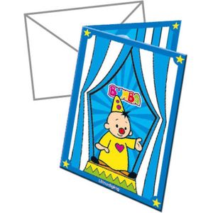 8x Bumba kinderfeestje uitnodigingen