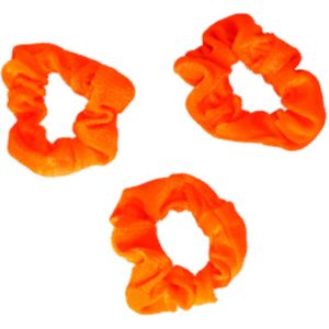 Folat - Scrunchies Oranje - 3 stuks