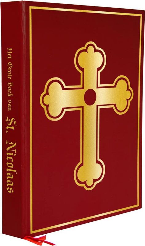 Het Grote Boek van Sinterklaas - Rood - Accessoire - Blanco Pagina's