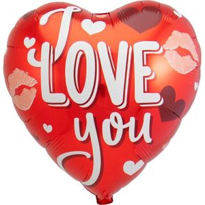 Folat - Folieballon I Love You Rood 45 cm